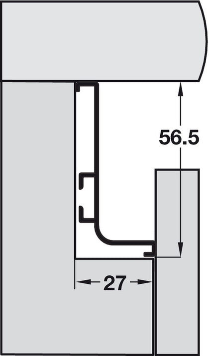 Gola Sys B+ Prof Horz 4.1m Alu Brz