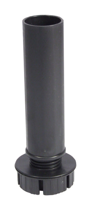 Plinth Foot+Shaft Tube 150mm Pl Black