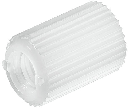 Sleeve Ribbed M6 D10x18mm Pl Wht