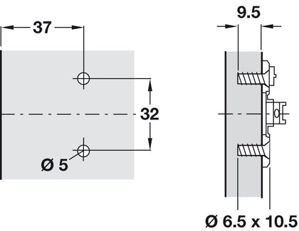 8mm M.Plt 2prt Click Cruci Cam Varianta