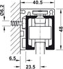 Hawa Junior 80 G Side Fix Profile 2.5m