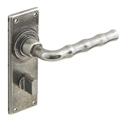 Takara Lever Hdls/Plt WC Lock Pewter