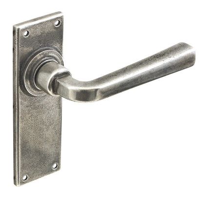 Salvador Lever Hdls/Plt Latch Pewter