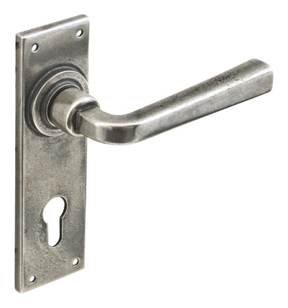 Salvador Lever Hdls/Plt Pro 72mm Pewter