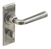Salvador Lever Hdls/Plt WC Lock Pewter