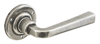 Salvador Lever Hdls/Rose D65mm Pewter