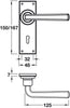 Salvador Lever Hdls/Plt WC Lock Pewter