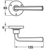 Salvador Lever Hdls/Rose D65mm Pewter