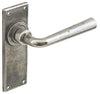 Olympia Lever Hdls/Plt Latch Pewter