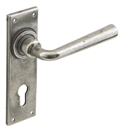 Olympia Lever Hdls/Plt Pro 72mm Pewter