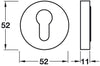 RO12 Escutcheons D52mm Pro Cyl ZA PC