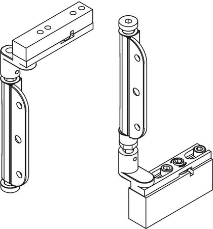 SlidoFold Pivot Assem Set Mortice SSS