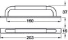 Eustace Bow Hdl Alu Bru Nickel 160mm cc