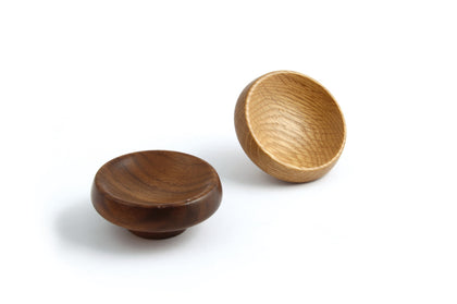 Cadogan Knob Lacq Walnut D67x28mm
