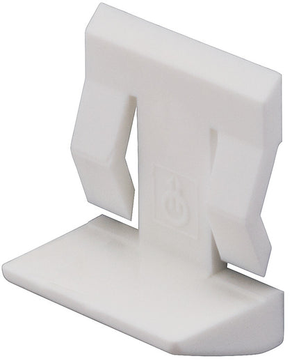 Shelf Support D5mm Plug/Spring Pl White