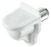 Shelf Support D5mm Plug Galv Pl White