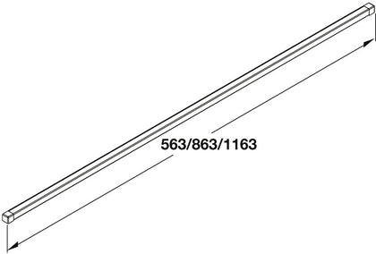 Smartcube Pole Sec x4 863mm Alu SS