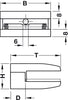 Shelf Clamp Support 6-8mm Screw ZA SS