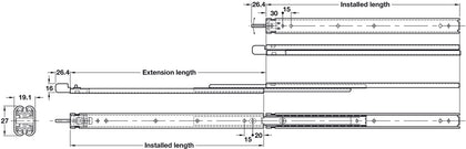 2731CL BB DrwRun Full 23kg 200mm BZP