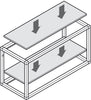Smartcube Set 450x600mm Alu Blk