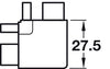 Gola C+ Ext Prof Connector Alu Brz