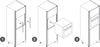 Gola E Oven Profile 580mm Alu White