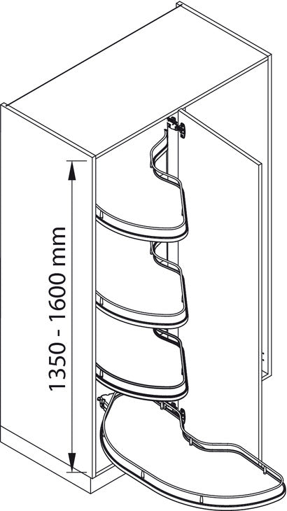 VS Cornerstone Maxx Ext Pole 1350-1600mm