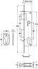 Narrow Mortice Sashlock 30/46mm SSS