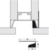 Gola E Oven Profile 580mm Alu Black