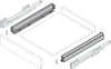 NovaPro Scala Drawer Sides 63/450mm Slv