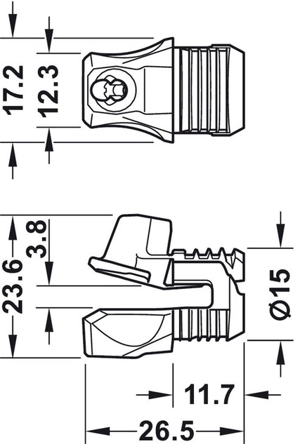 Ixconnect Rear Panel Connector S 15/25