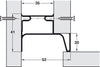 Gola E Vert End Profile 2.4m Alu White