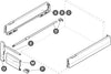 MX 1000mm Pan Int Front Rail  Grey