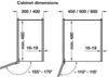 Swing Out Larder Unit, For Cabinet Width 500mm, Artline Glass Side Baskets, VS TAL Gate