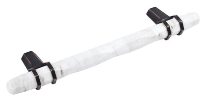 Carrione Pull Hdl ZA Wht/Brz 96mm cc