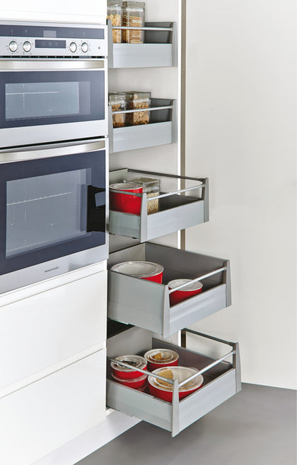 M-Stax Larder 4 Pan 500mm Grey