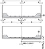 FinettaFlatfrontS10FB FitSet 988-1115mm