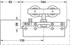 Hawa Junior 80GS Fit/Clamp Shoe Set 1Dr