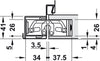 Tectus TE526 3D 180D Hinge 304 SSS