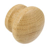 Knob Light Oak Stained/Lacq D43x30mm