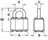 Startec Lam Padlock 51mm Open