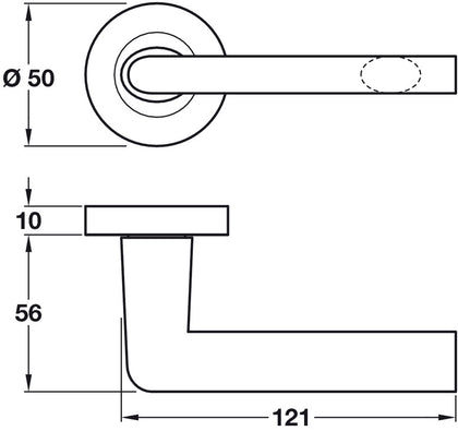 Gilman Lever on Round Rose PC