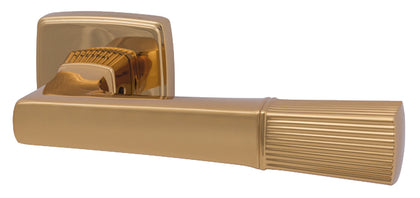 Lucina Lever Hdls/Sqr Rose 52mm ZA Gold