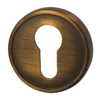 RO14 Escutcheons D52mm Pro Cyl ZA BN Blk
