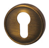 RO14 Escutcheons D52mm Pro Cyl ZA BN Blk