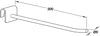 Removable Display Rail D7x300mm St CP