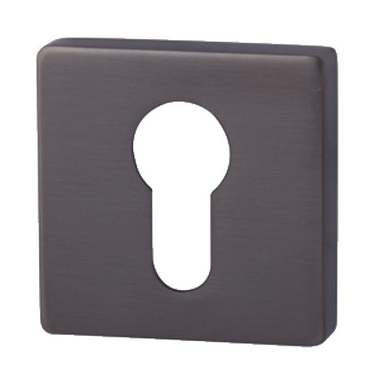 RO11 Escutcheons 52x52mm Pro Cyl ZA BNBk