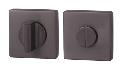 RO11 Escutcheons 52x52mm WC Set ZA BNBlk