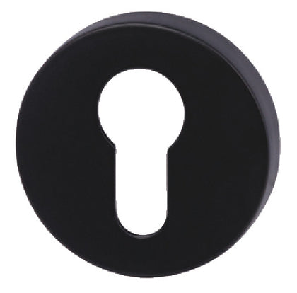 RO12 Escutcheons D52mm Pro Cyl ZA Blk