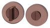 RO12 Escutcheons D52mm WC Set ZA Rose